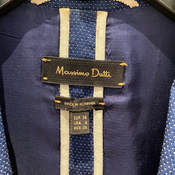 Massimo Dutti blazer in blue - Picture 2 of 5